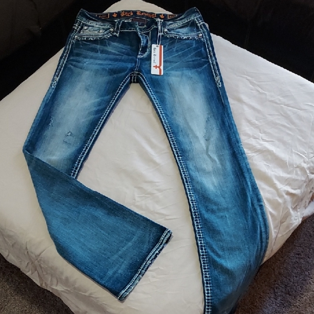 Rock Revival Blue Boot Cut Jeans
